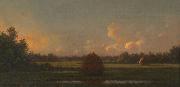 Martin Johnson Heade Haystacks painting